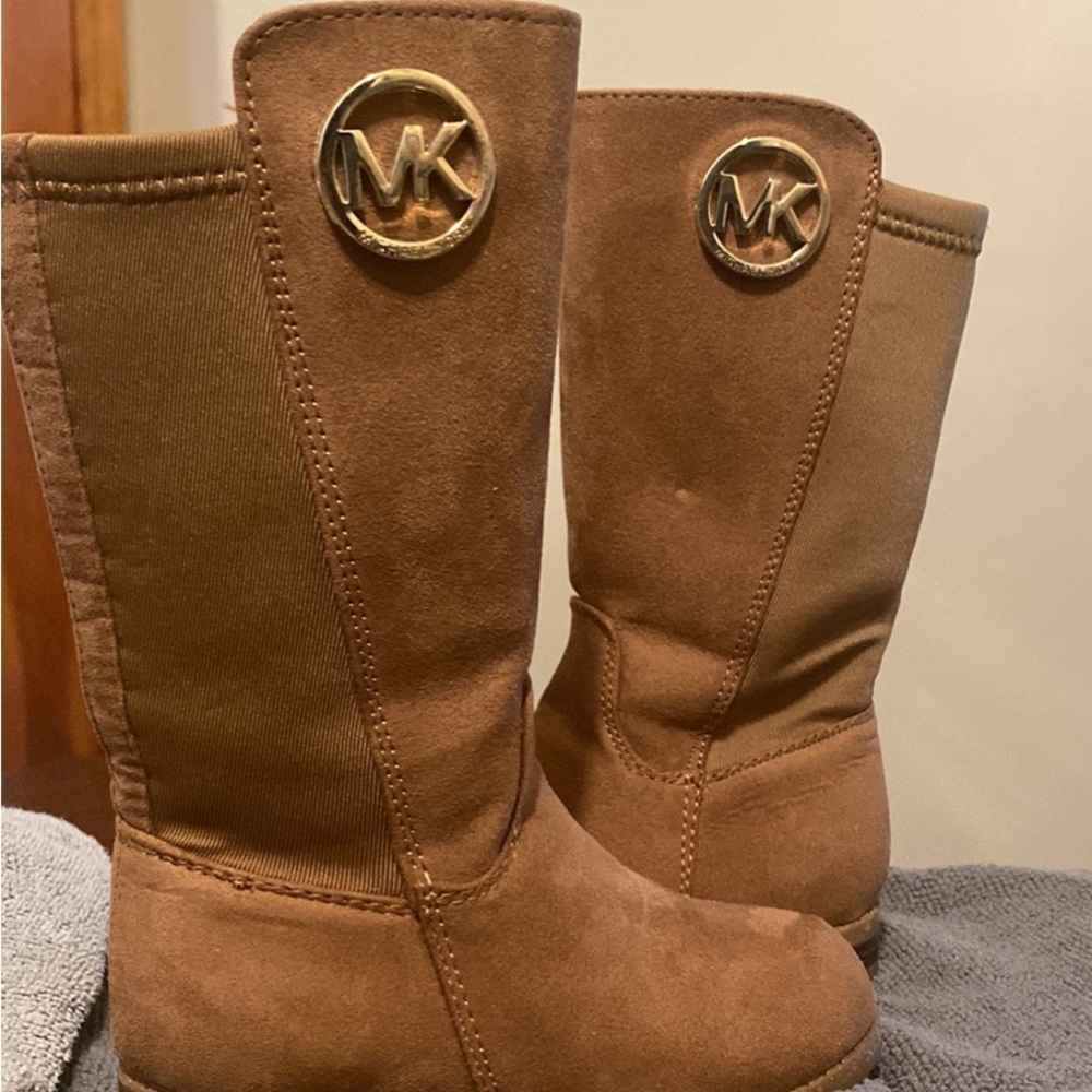 Michael Kors toddle knee high boots. Like new. Size 6